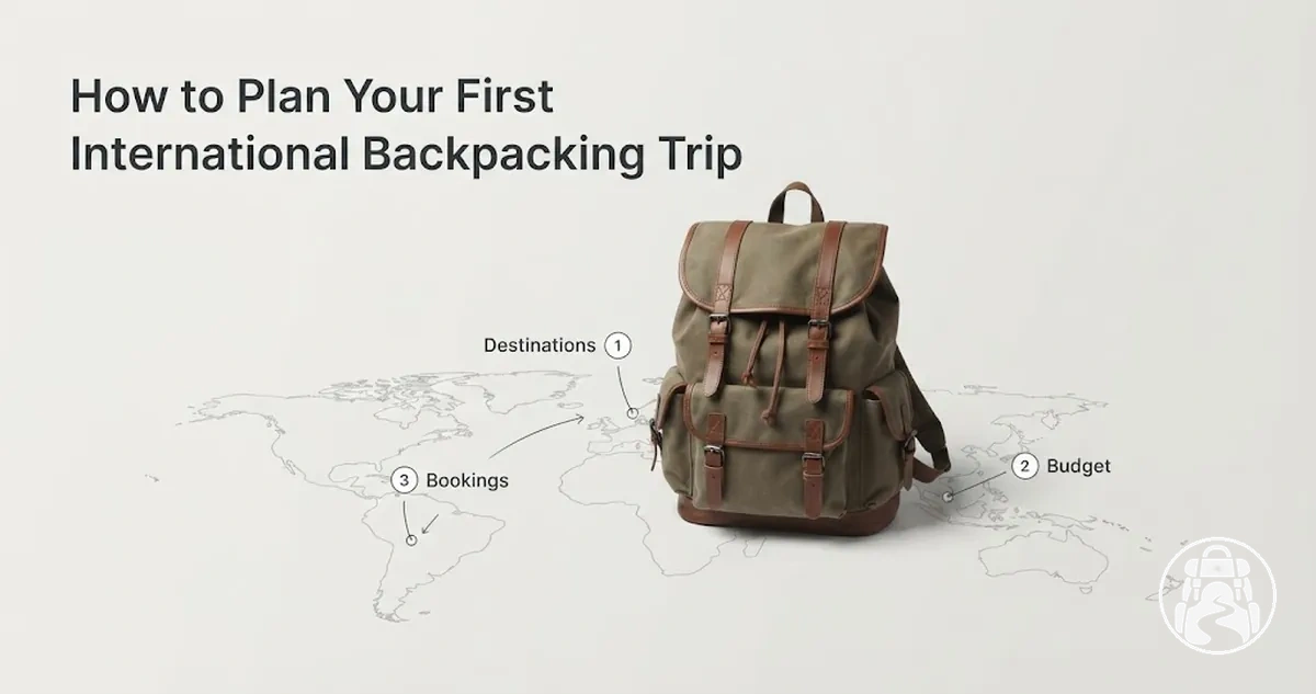 First international backpacking trip planning steps