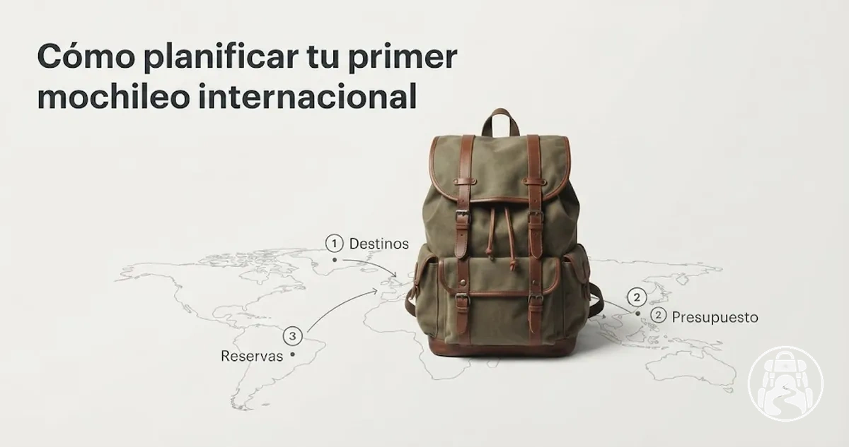 Pasos para planificar el primer recorrido de mochileo internacional