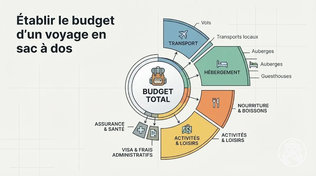Planification du budget d’un voyage en sac à dos selon les principaux postes de dépense