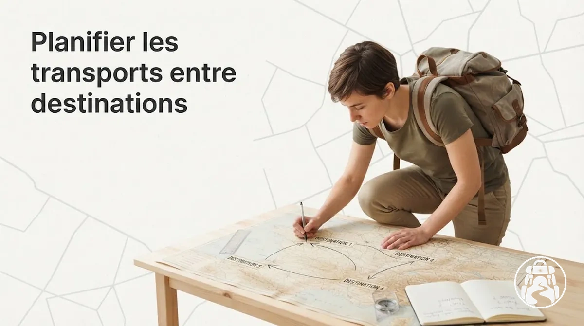 Planification des transports entre les destinations d’un voyage en sac à dos